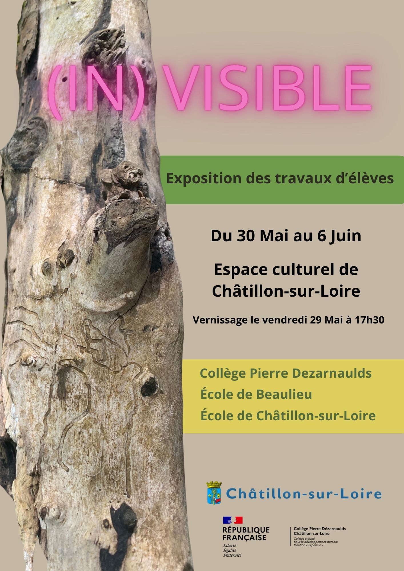 Exposition d'art plastique "(in)visible"