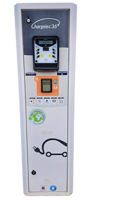 Borne de charge électrique pour véhicule