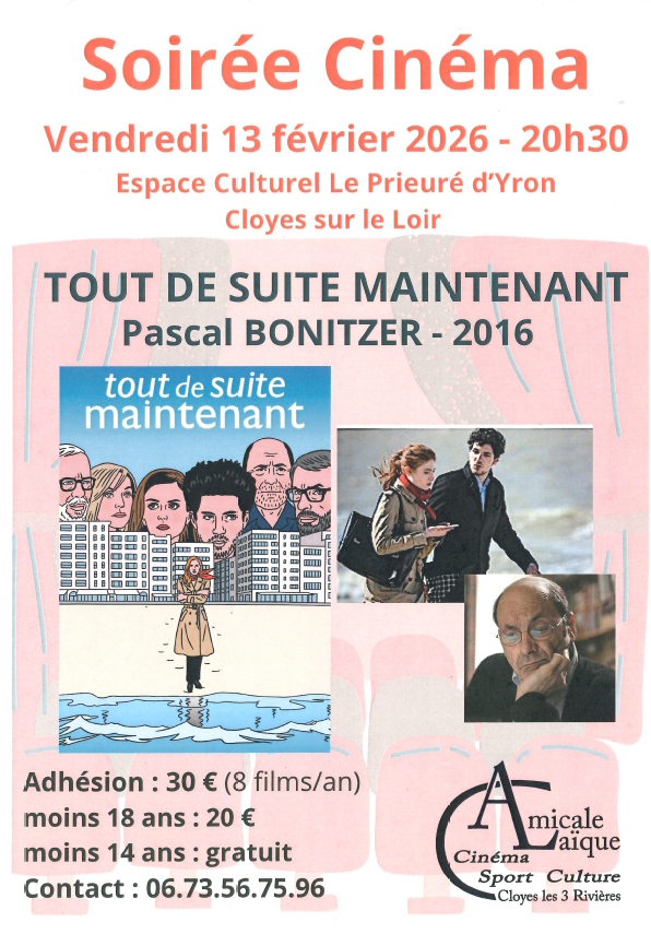 Soirée cinéma - Tout de suite maintenant