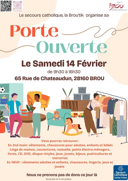 Portes ouvertes à la boutique du Secours Populaire