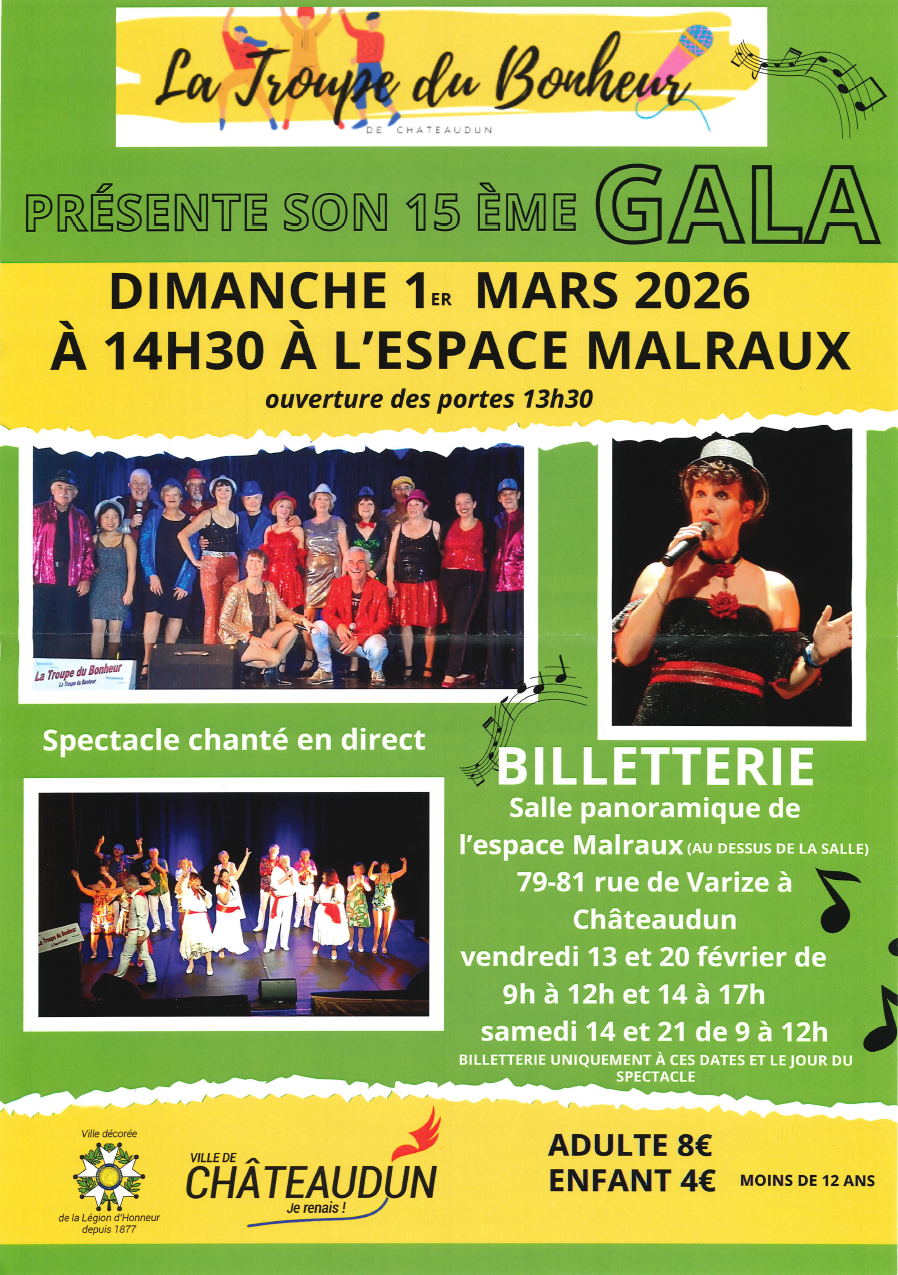 15e gala de La Troupe du Bonheur