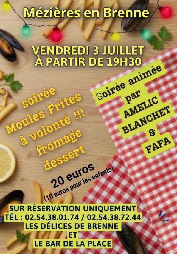 Soirée moules-frites