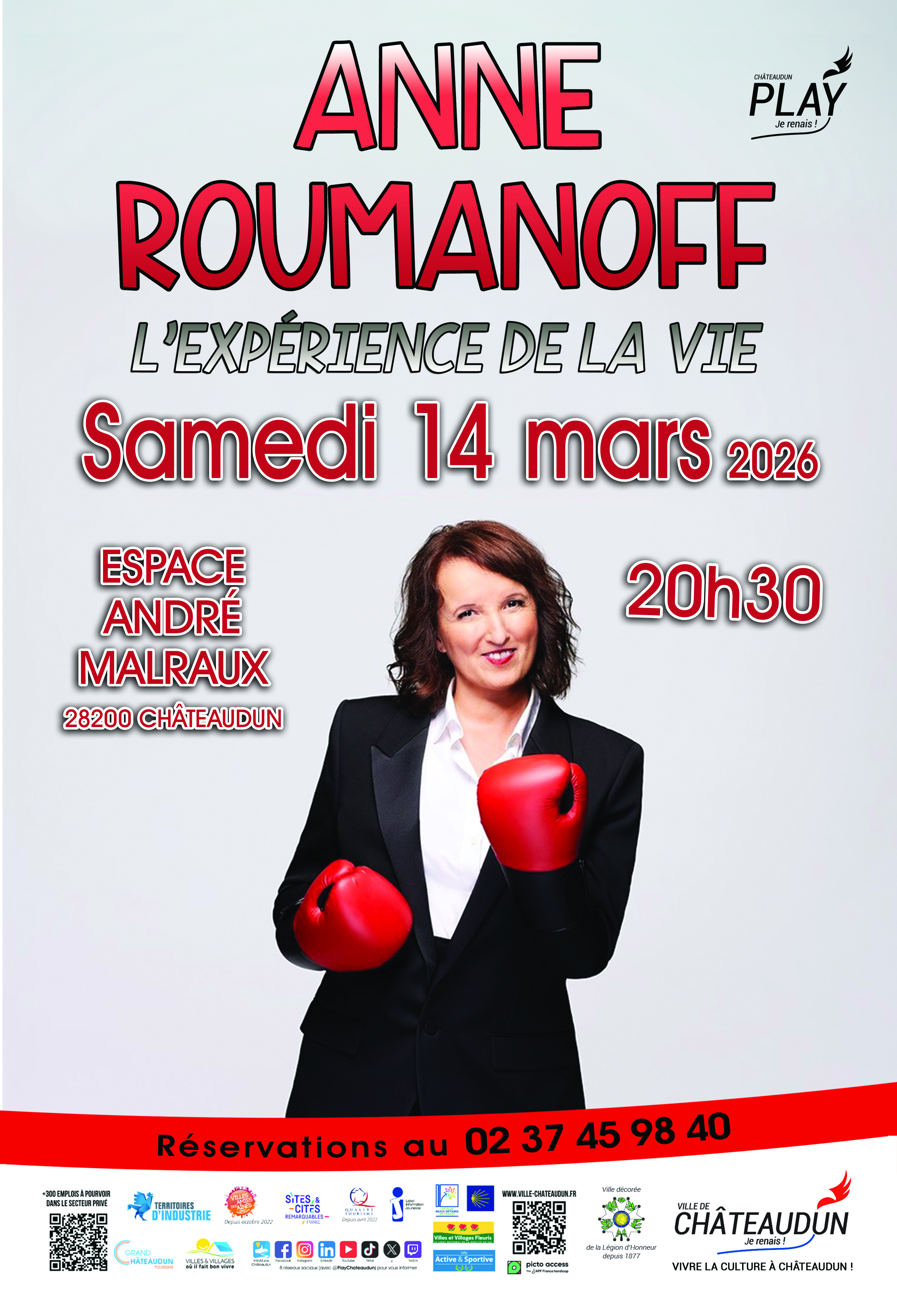Spectacle - Anne Roumanoff : L'Expérience de la Vie