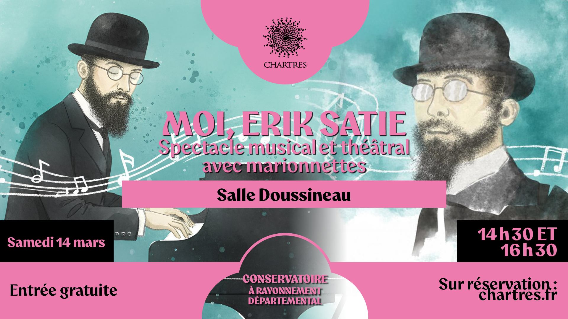 « Moi, Erik Satie » – Spectacle du Conservatoire