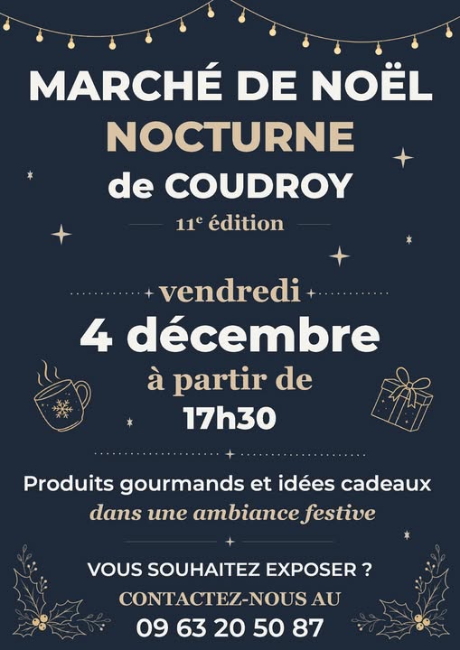 Affiche de Marché de Noël