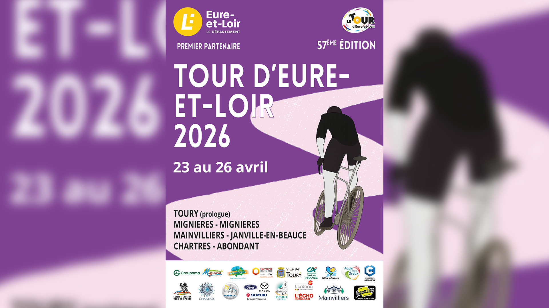 Départ à Mainvilliers du Tour d'Eure-et-Loir 2026 — visuel événement