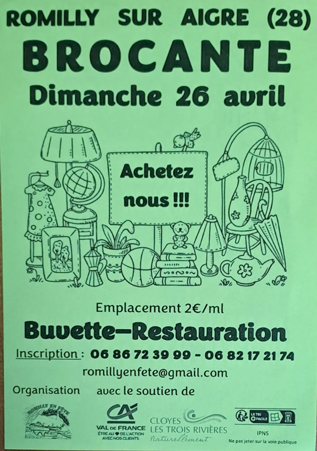 Brocante — visuel événement