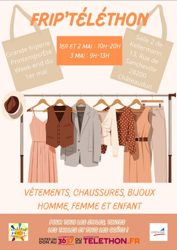 FRIP’ TÉLÉTHON À CHÂTEAUDUN — visuel événement