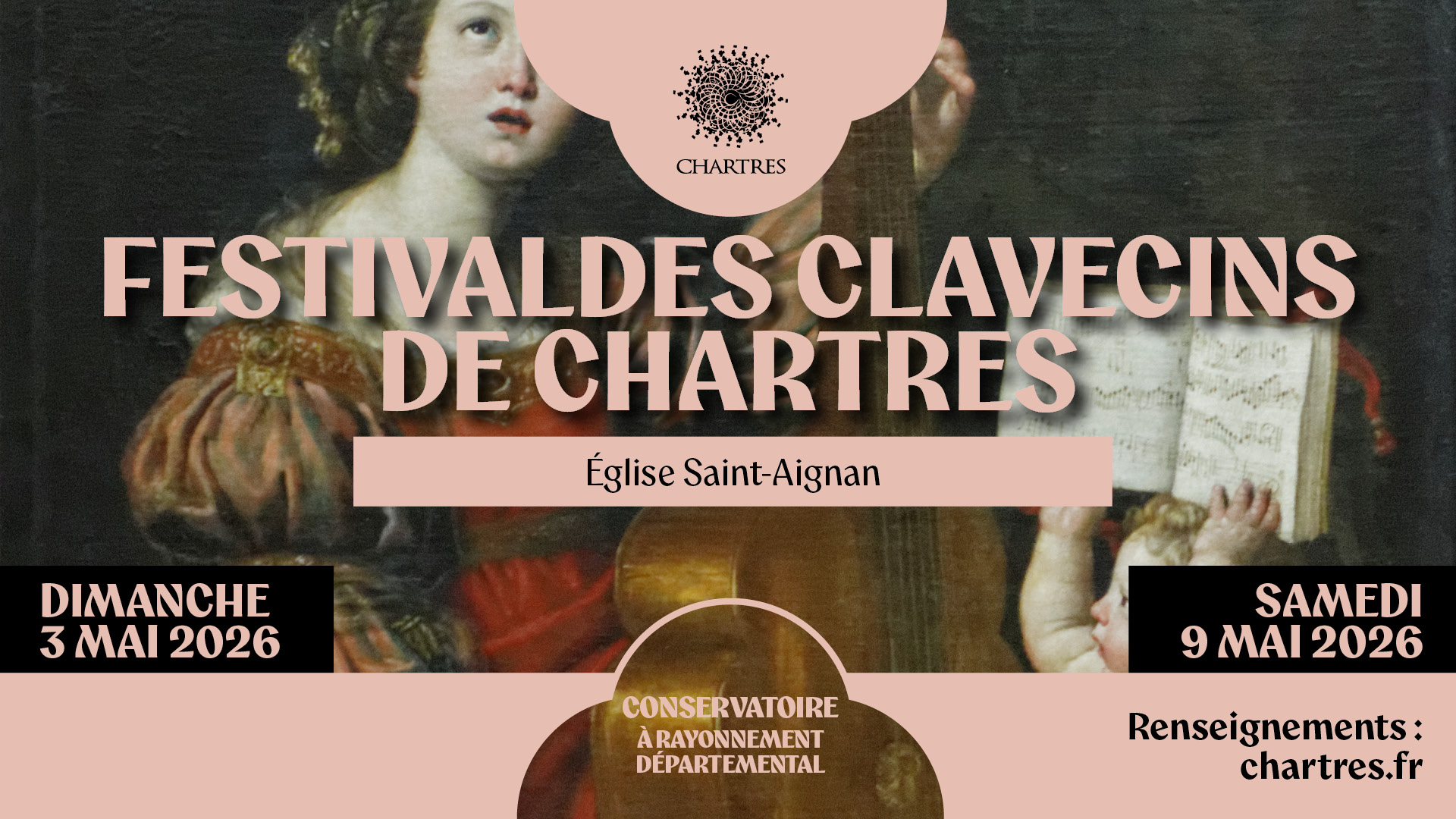 Festival de clavecins de Chartres en partenariat avec le Conservatoire