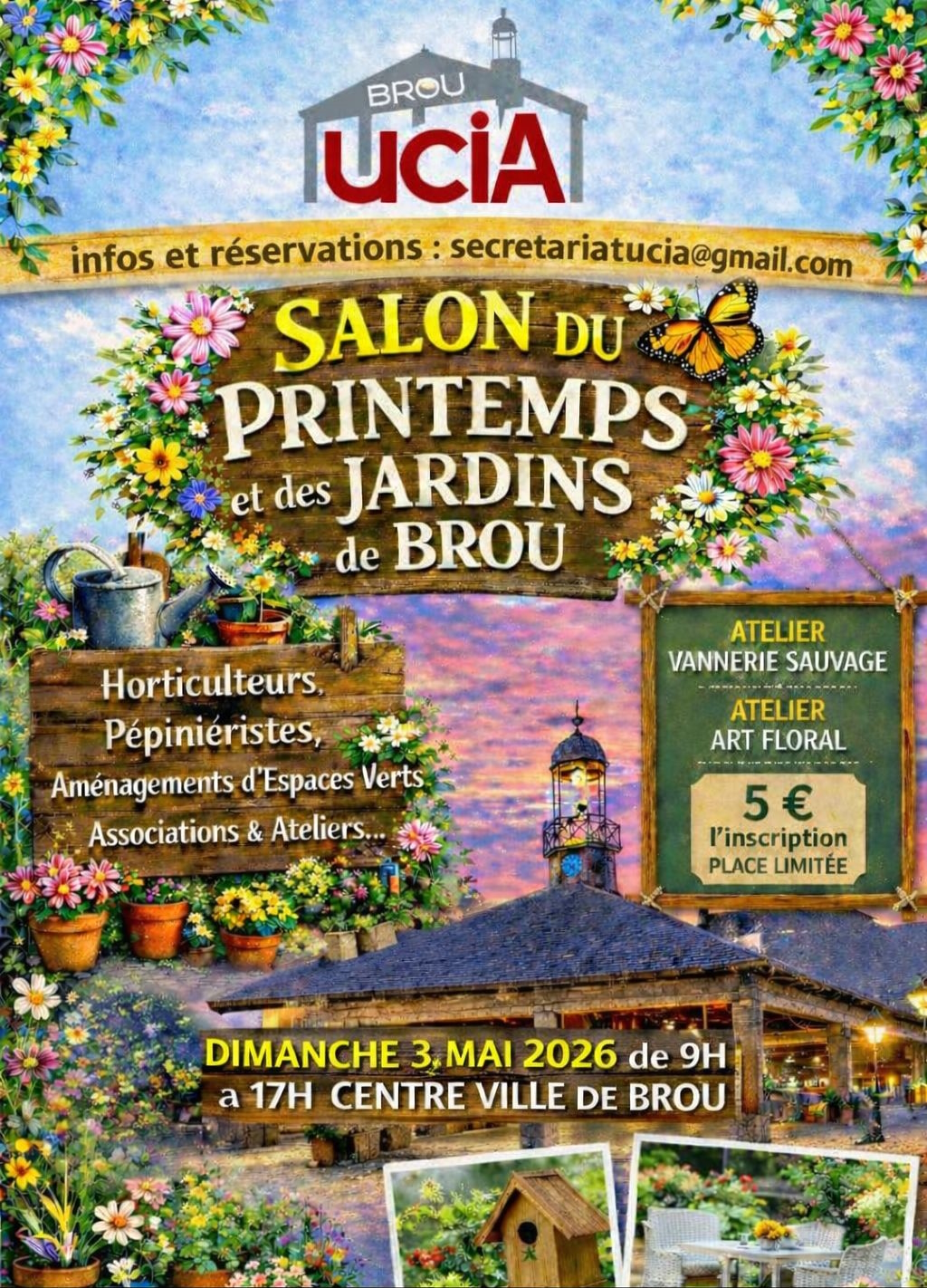 Salon du Printemps et des Jardins de Brou — visuel événement