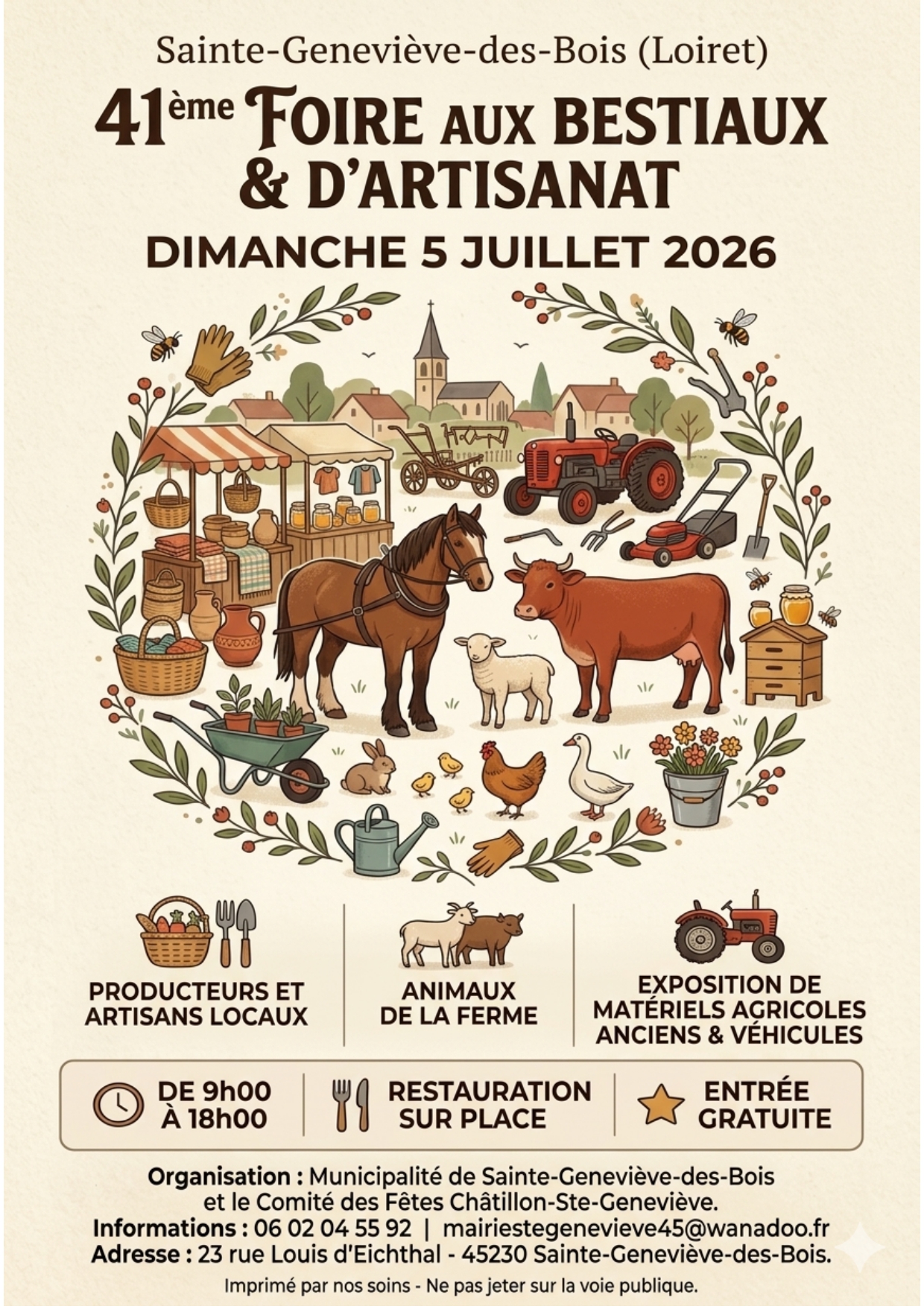 Foire aux bestiaux — visuel événement