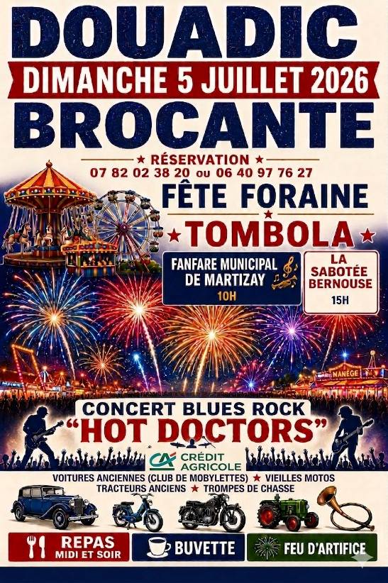Fête de village, Douadic - photo 2
