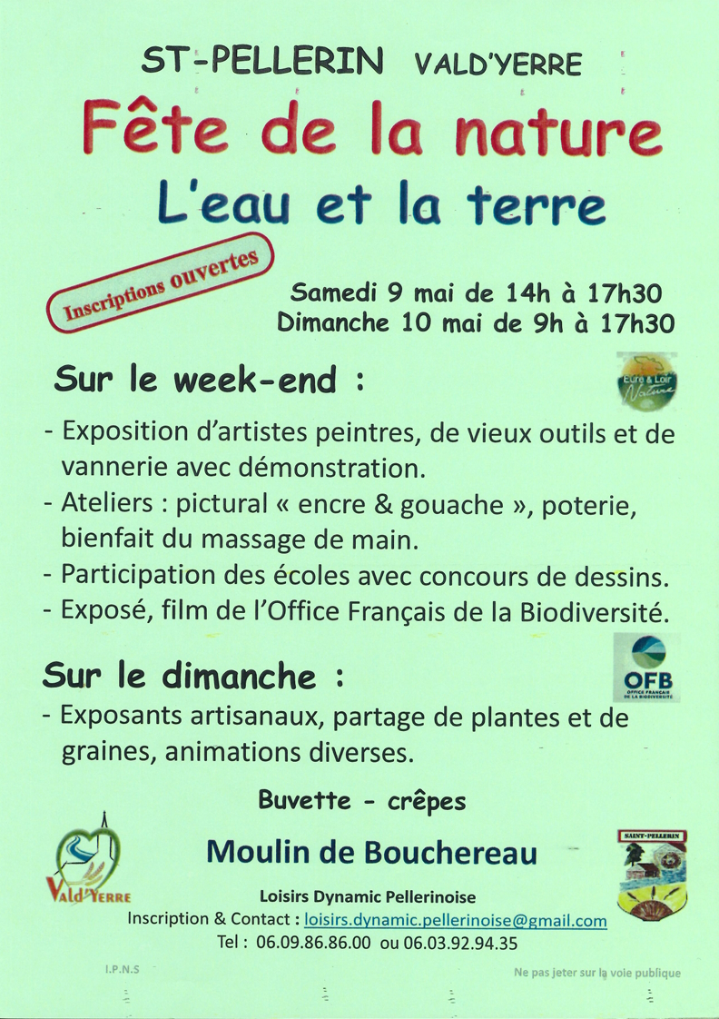 Fête de la Nature - L'Eau et la Terre — visuel événement
