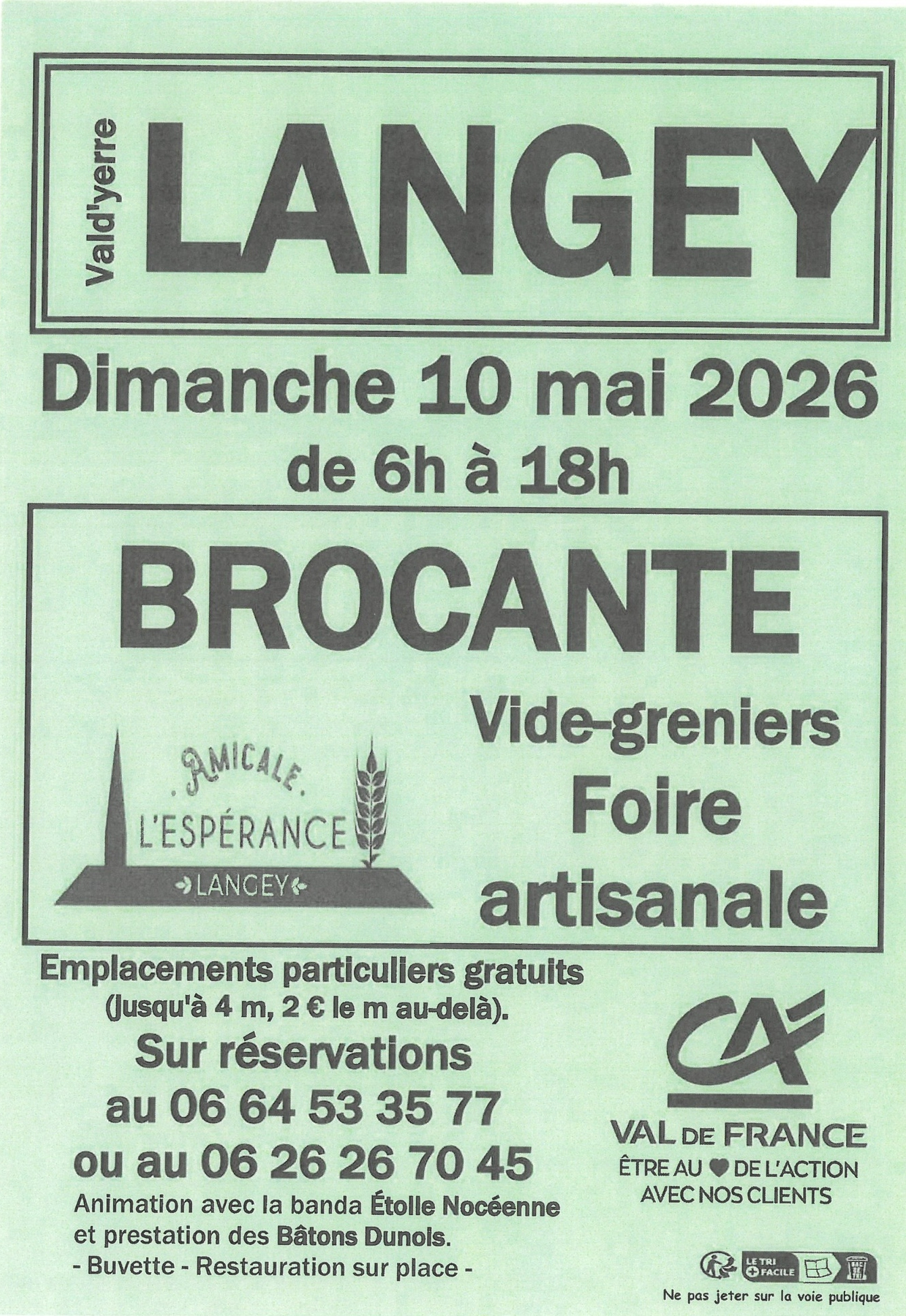 Brocante, Vide-Greniers et Foire Artisanale — visuel événement