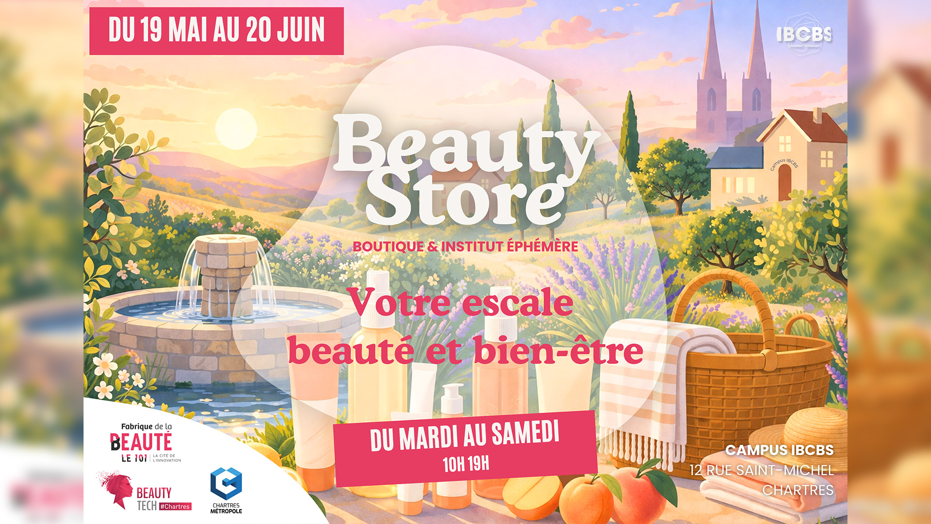 Beauty store - Boutique-institut éphémère — visuel événement
