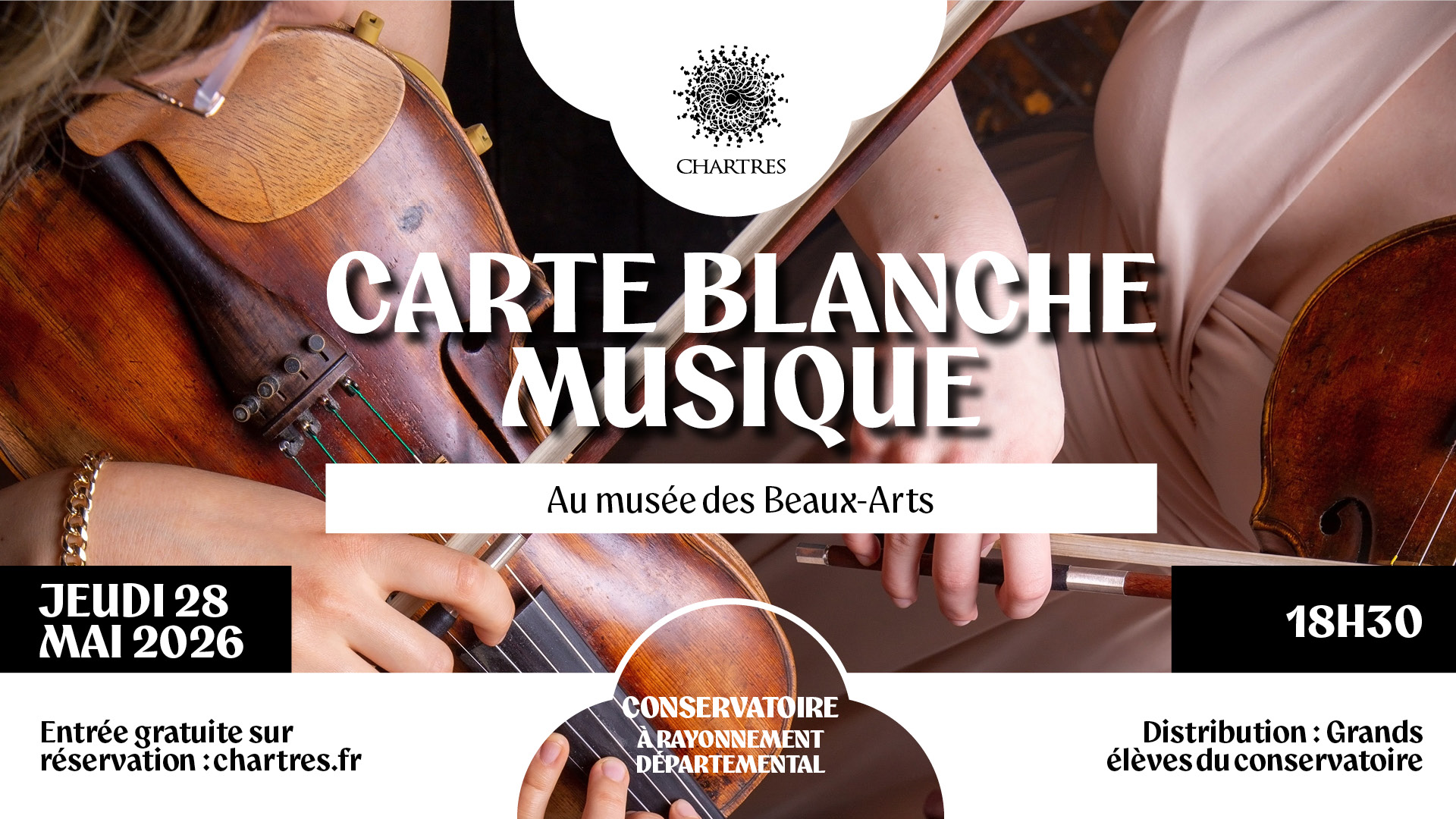 Carte blanche de musique du Conservatoire — visuel événement