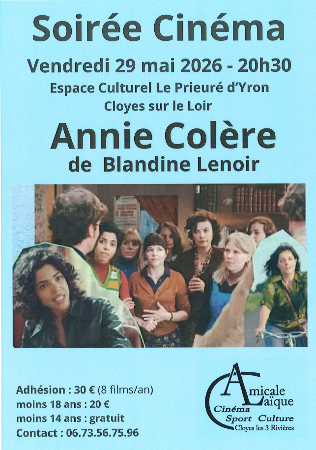 Soirée cinéma - Annie Colère