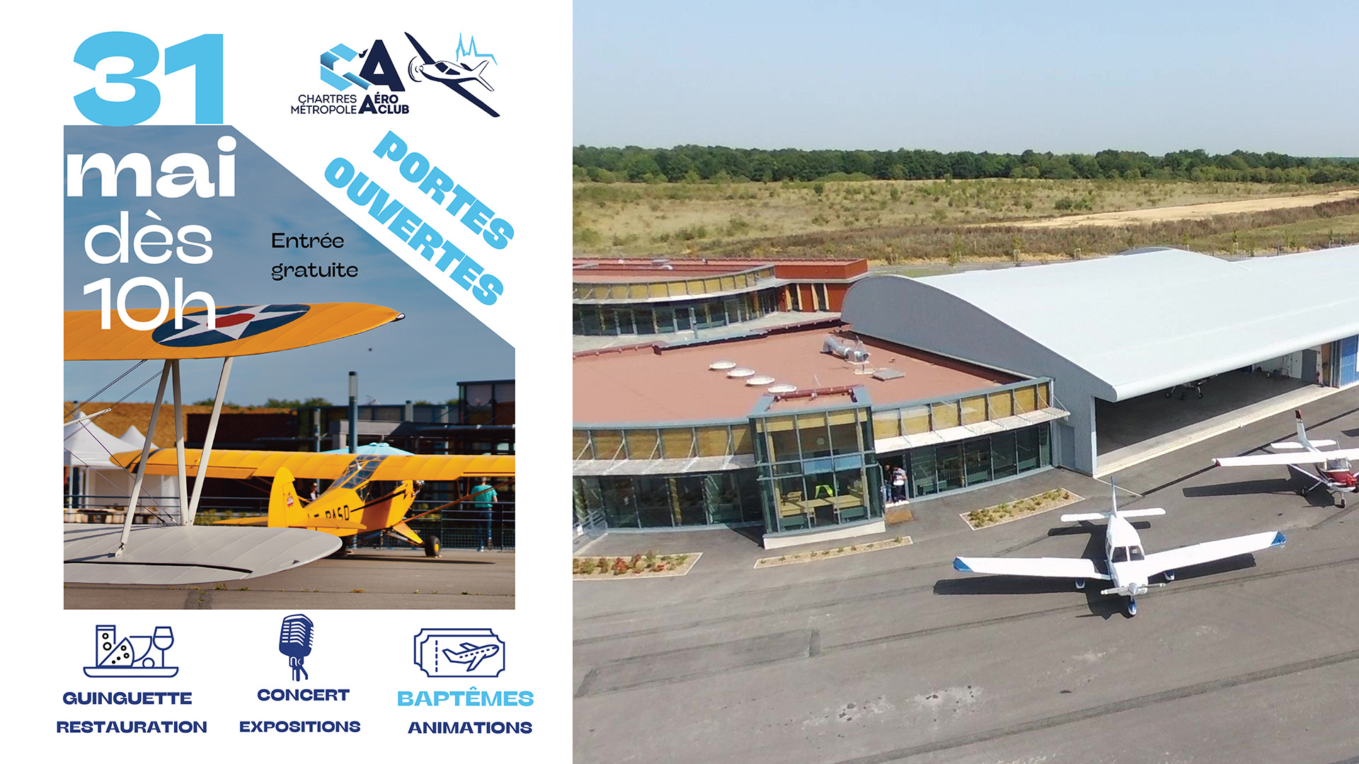 Portes ouvertes à l'Aéroclub de Chartres