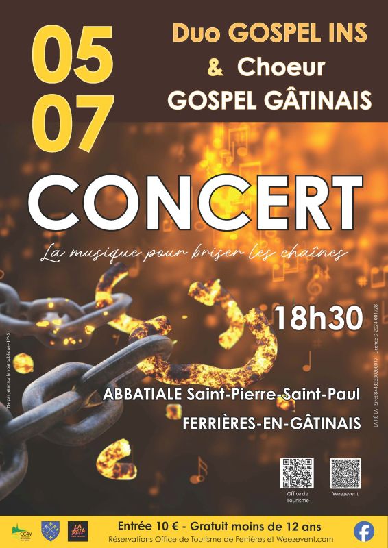 Concert - La musique pour briser les chaînes — visuel événement