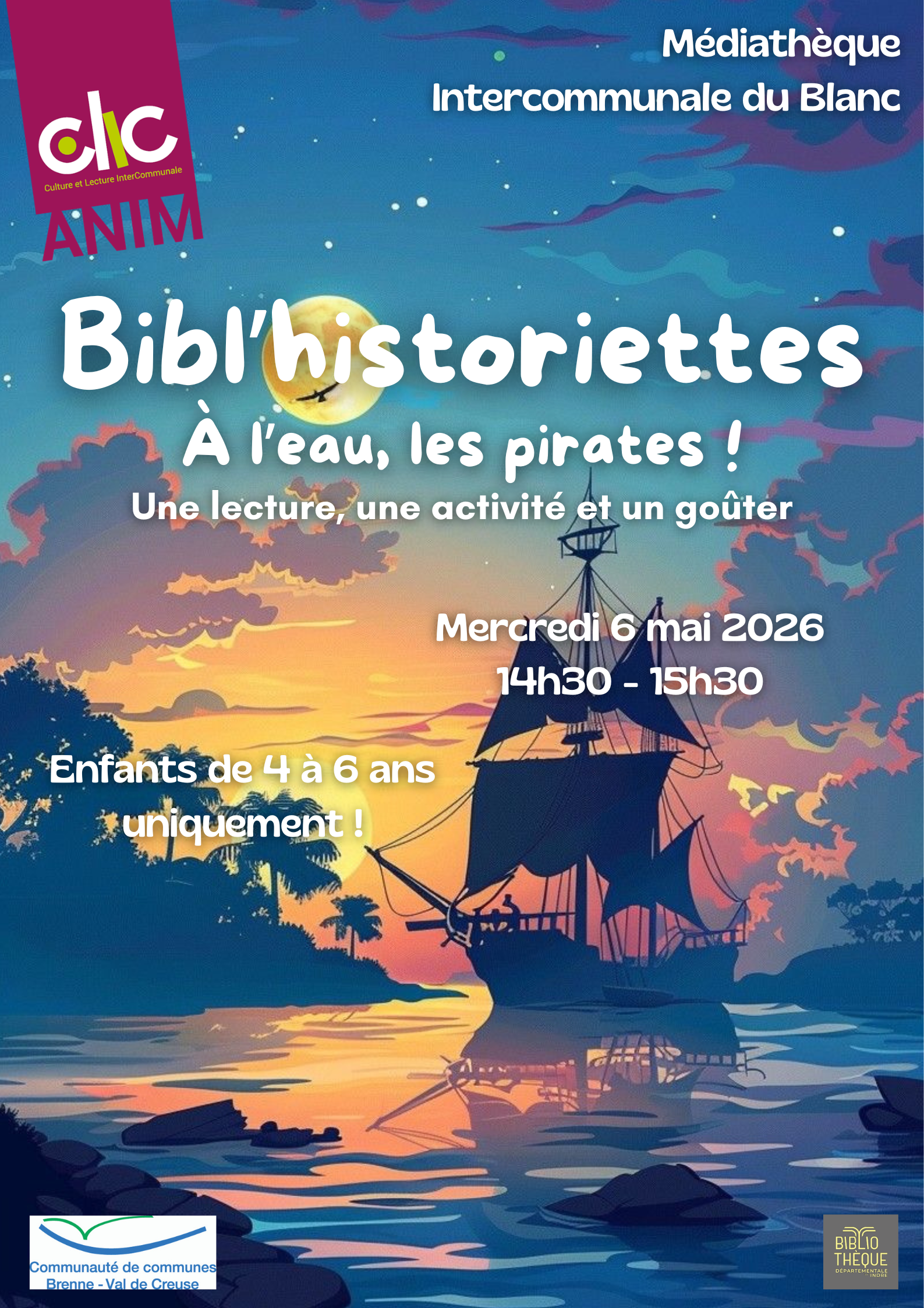 Bibl'historiettes (4/6 ans) — visuel événement