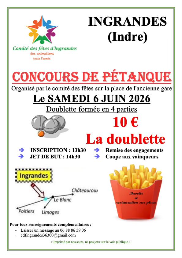 Concours de pétanque
