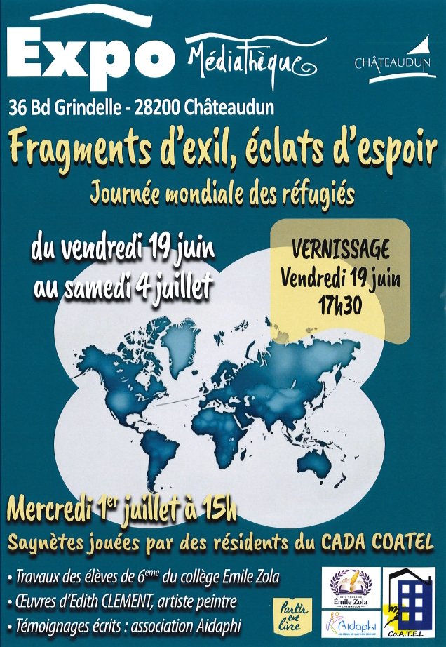 Exposition - Fragments d'Exil, Eclats d'Espoir