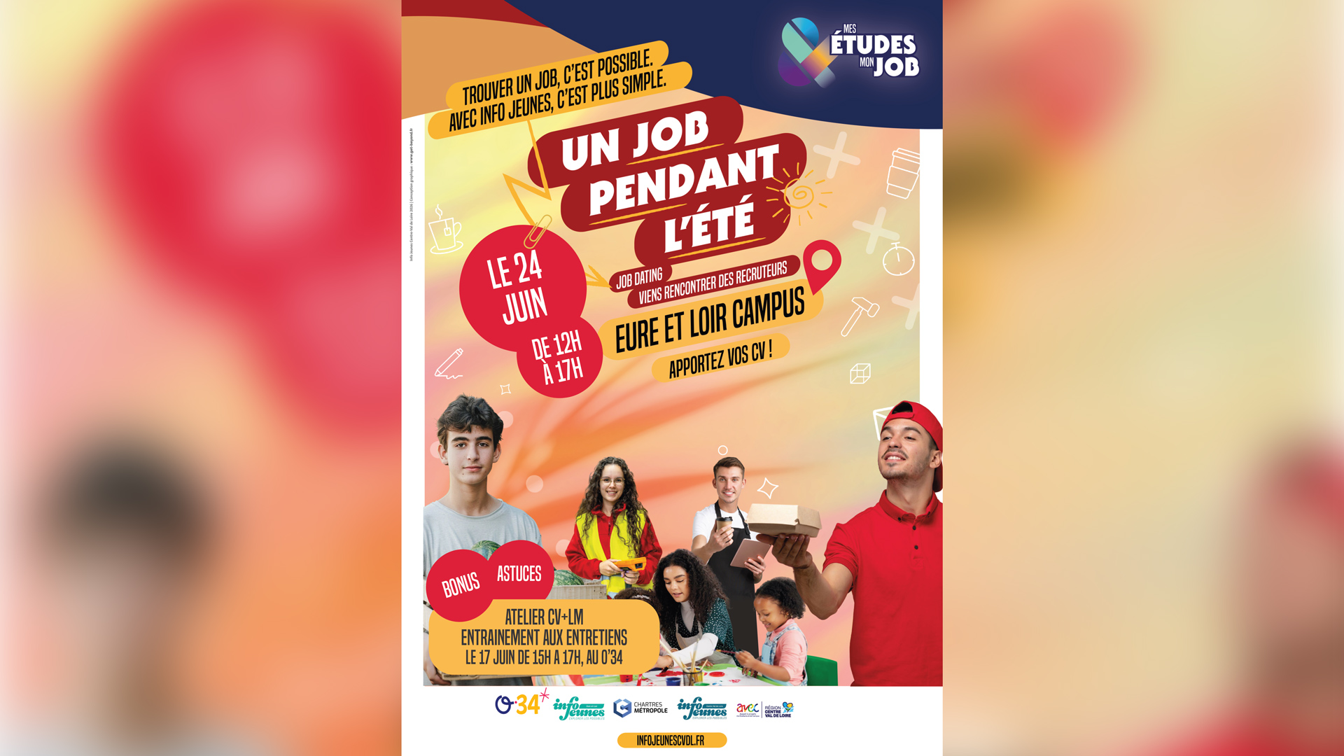 Un job pendant l'été - Atelier Info Jeunes Chartres