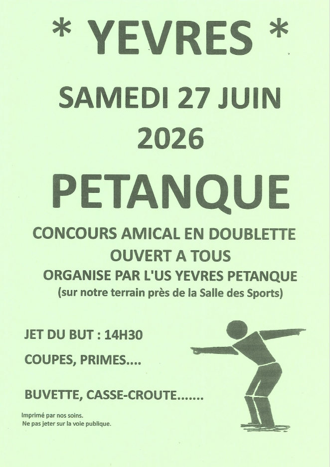 Concours de Pétanque
