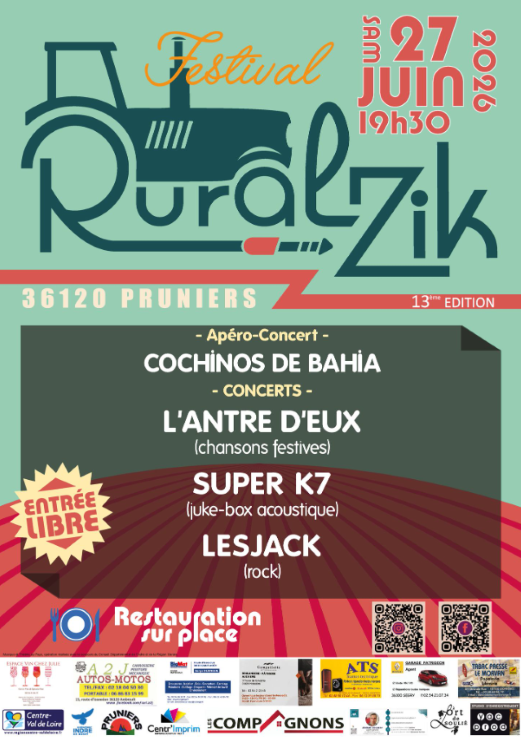 13ème édition du Rural Zik — visuel événement