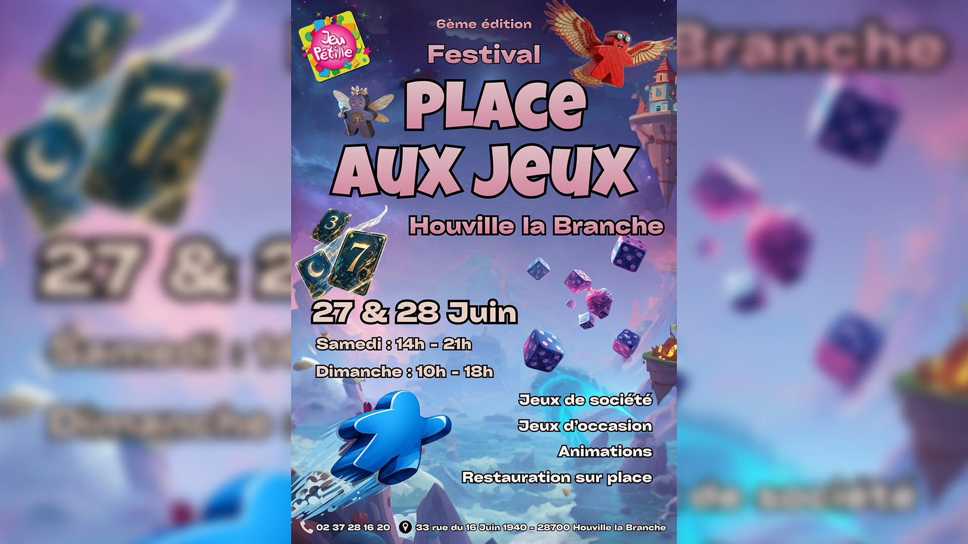 Festival Place aux Jeux — visuel événement