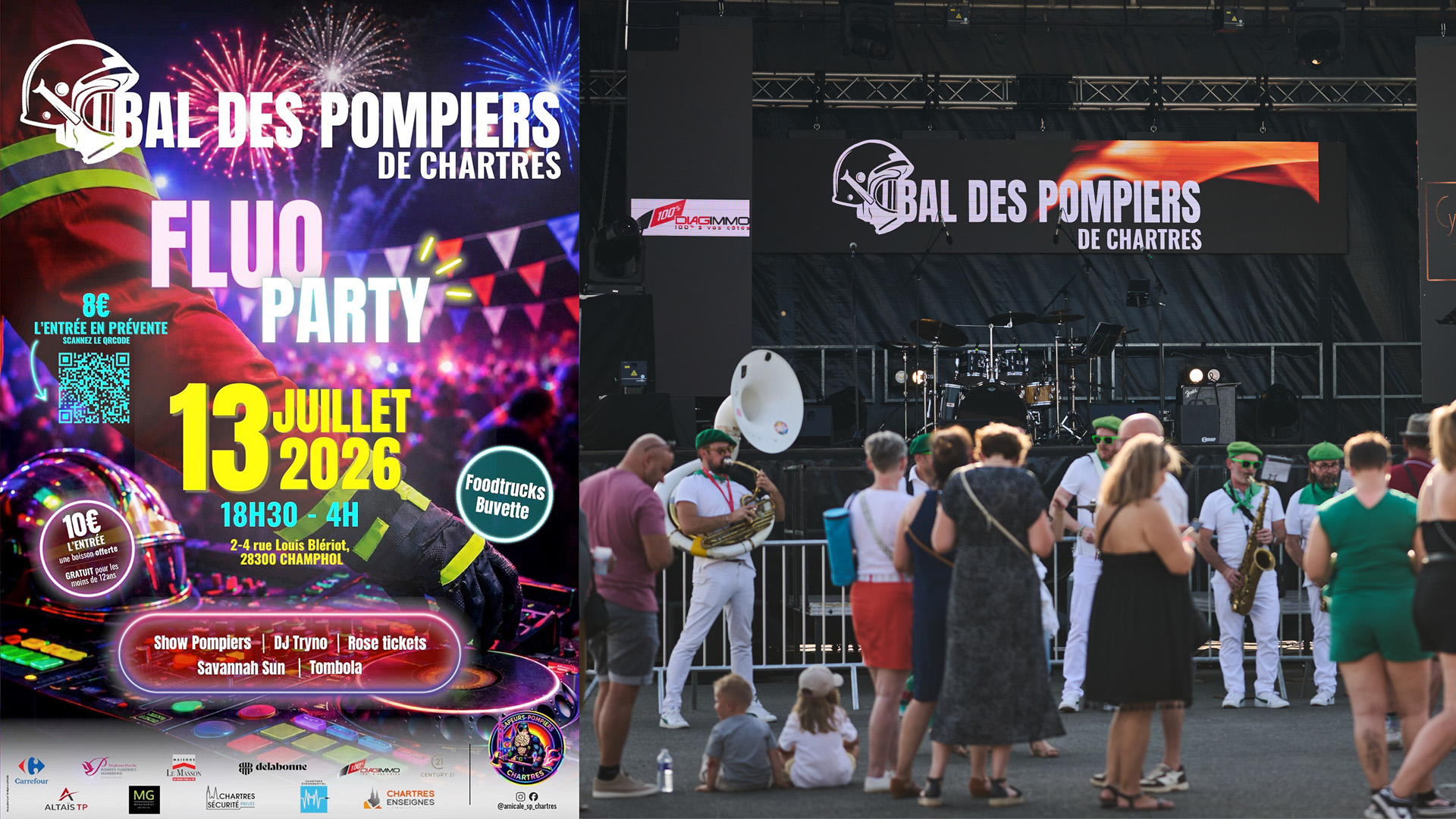 Bal des pompiers de Chartres 2026
