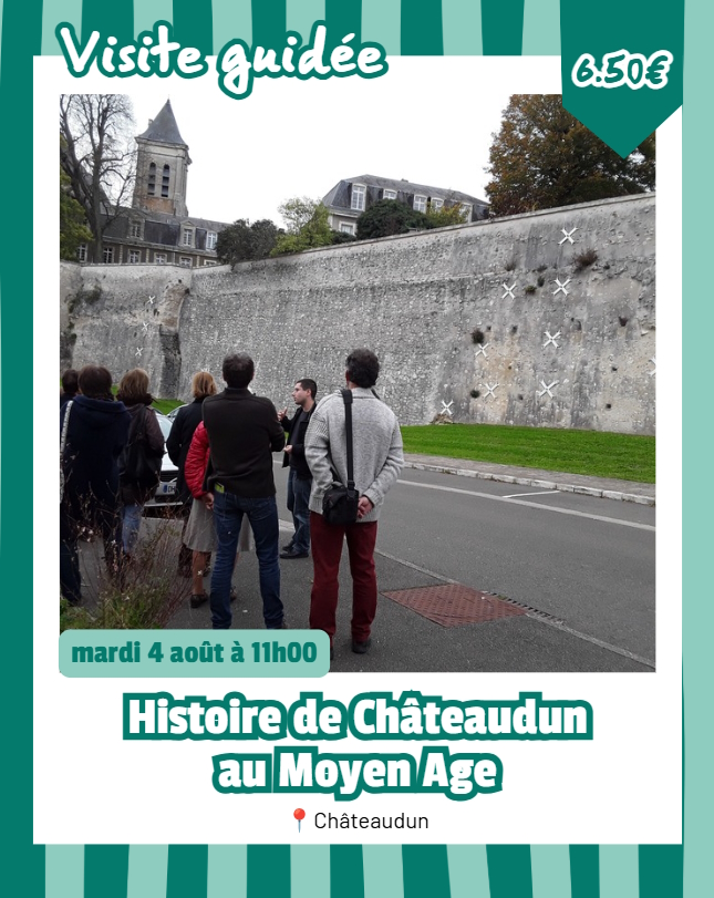 Visite guidée - Histoire de Châteaudun au Moyen Âge