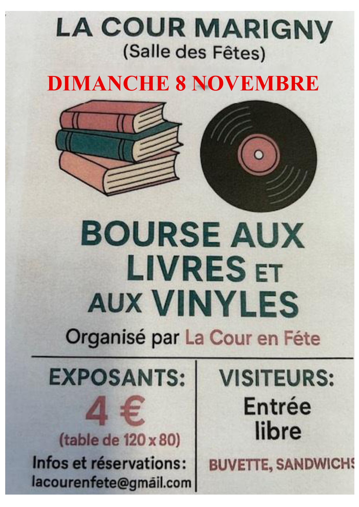 Bourse aux livres & vinyles