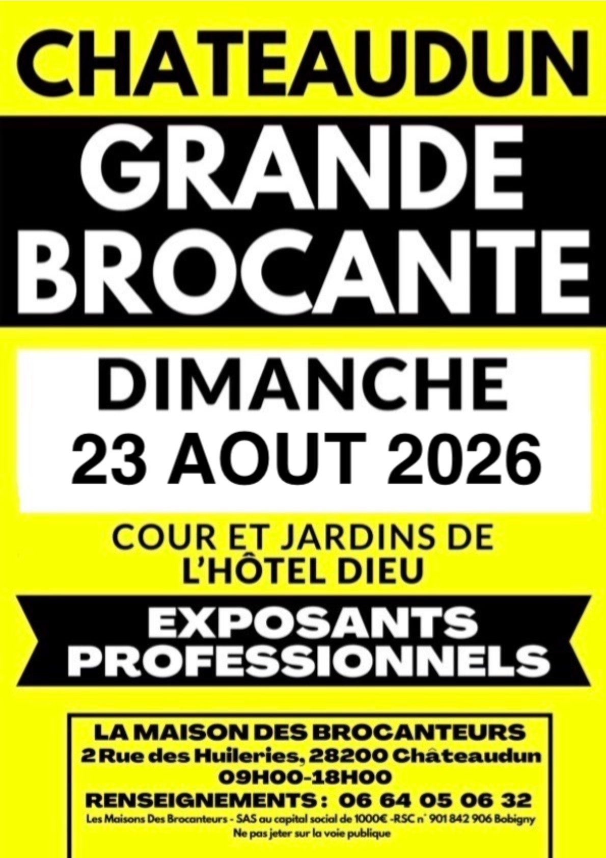 Grande Brocante de Châteaudun