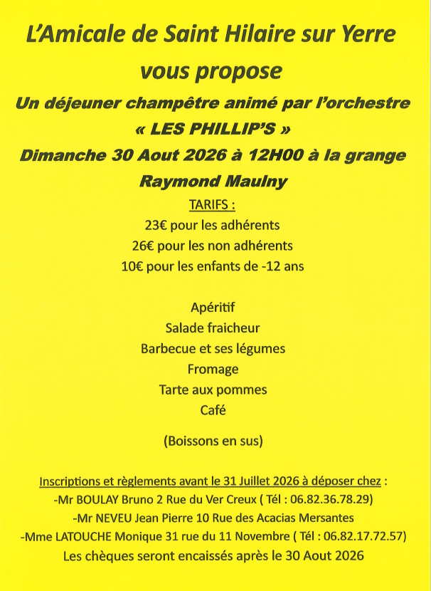 Déjeuner Champêtre