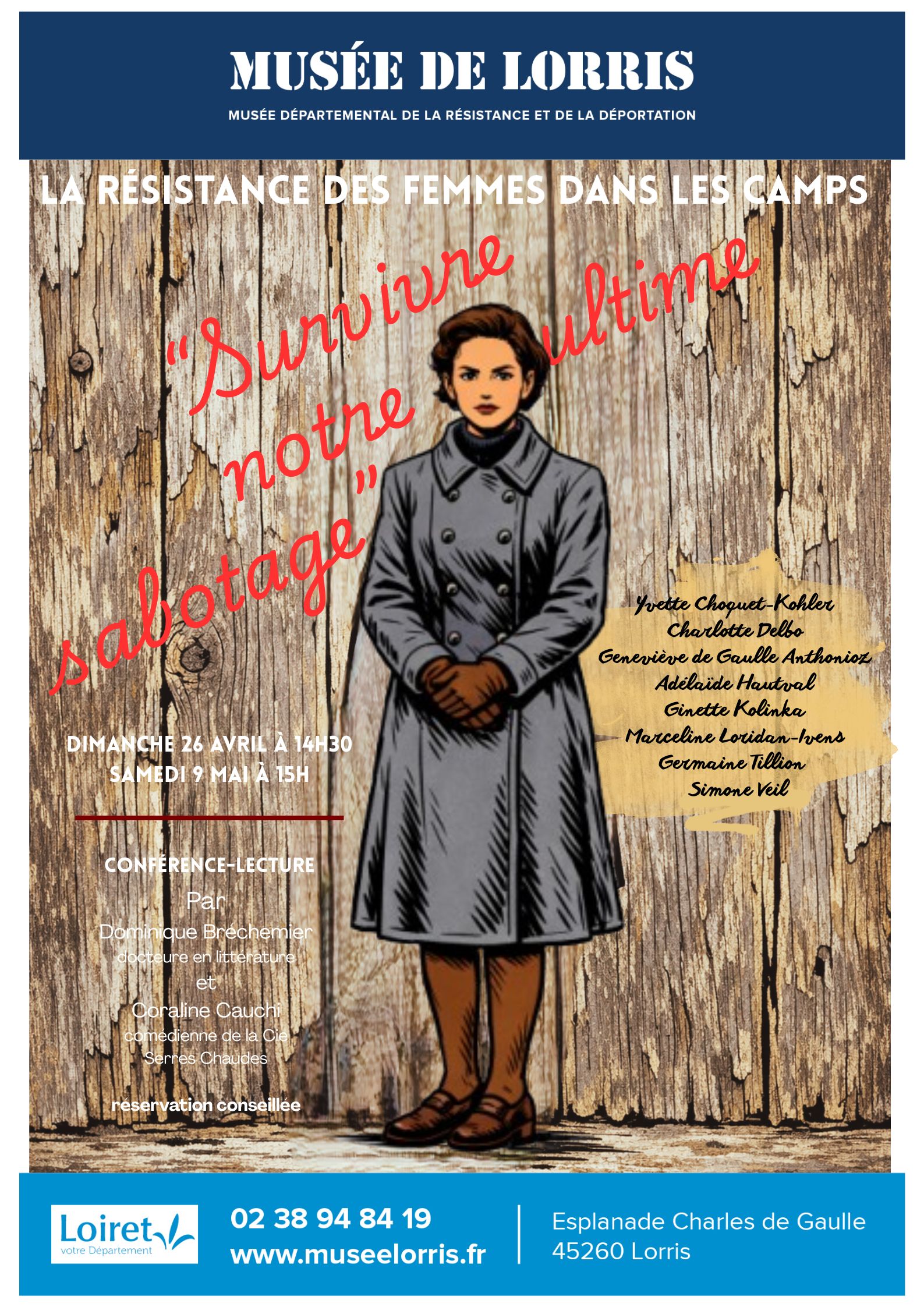 Conférence lecture "Survivre, notre ultime sabotage"