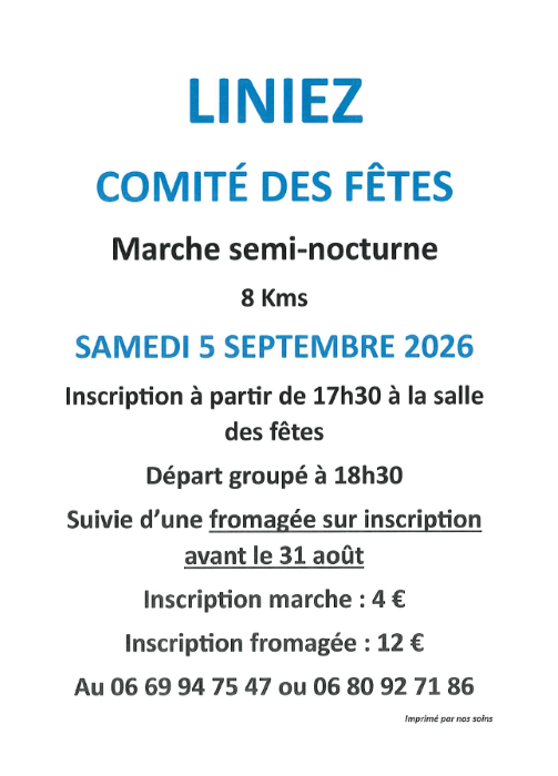 Marche semi-nocturne et fromagée