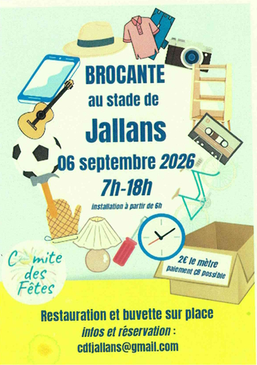 Brocante à Jallans