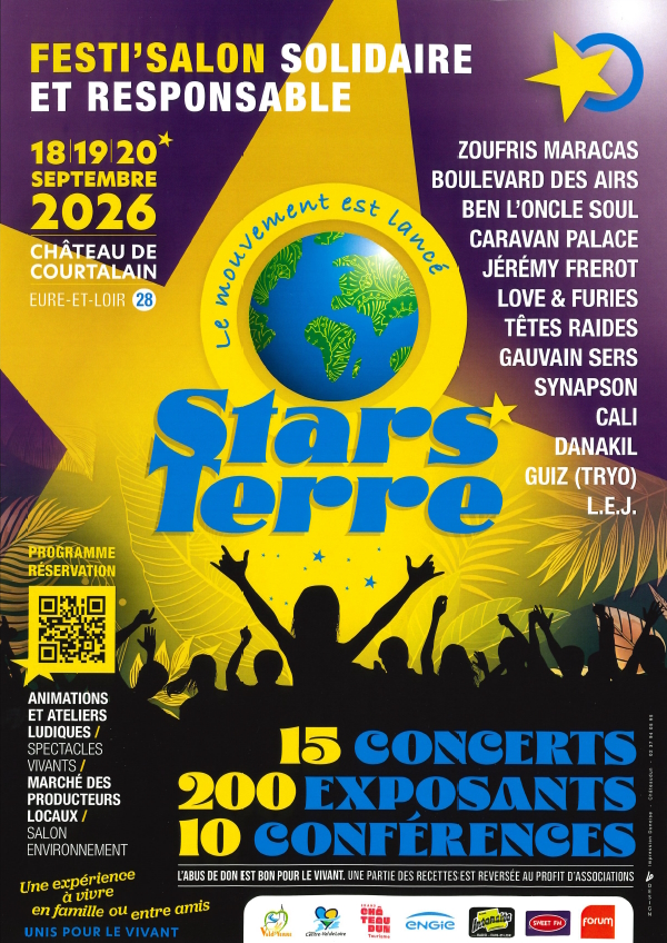 Stars'Terre - Festi’Salon solidaire & éco-responsable, concerts