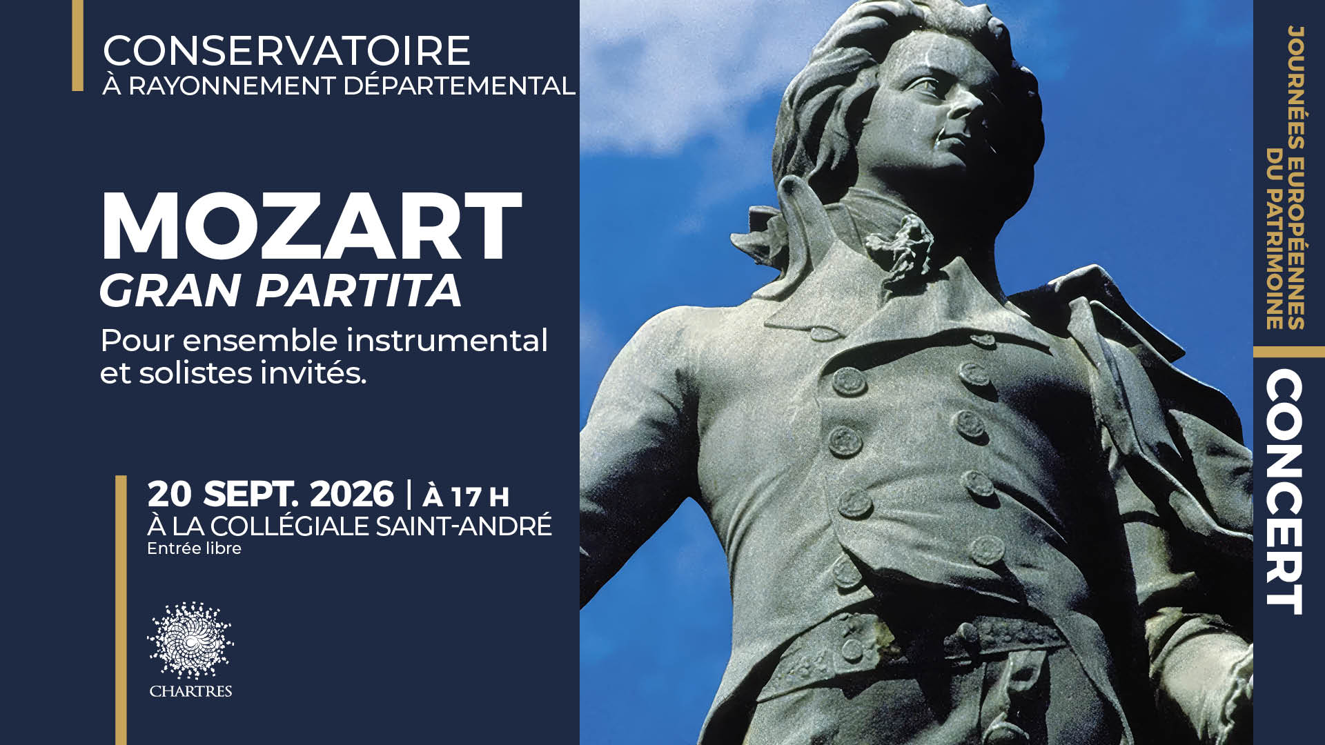 Concert Mozart "Gran Partita" - Conservatoire