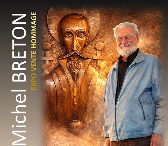 Exposition vente hommage à Michel Breton — visuel événement