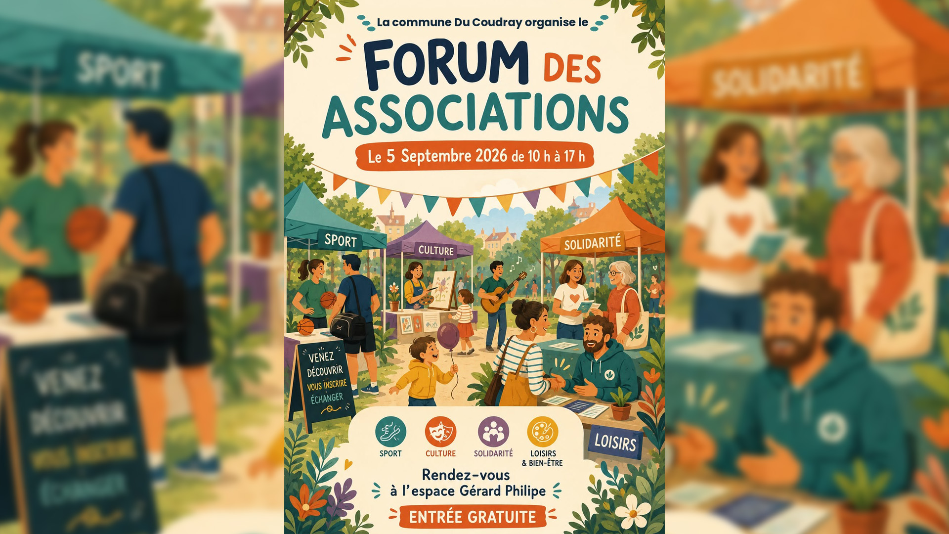 Salon des associations Le Coudray