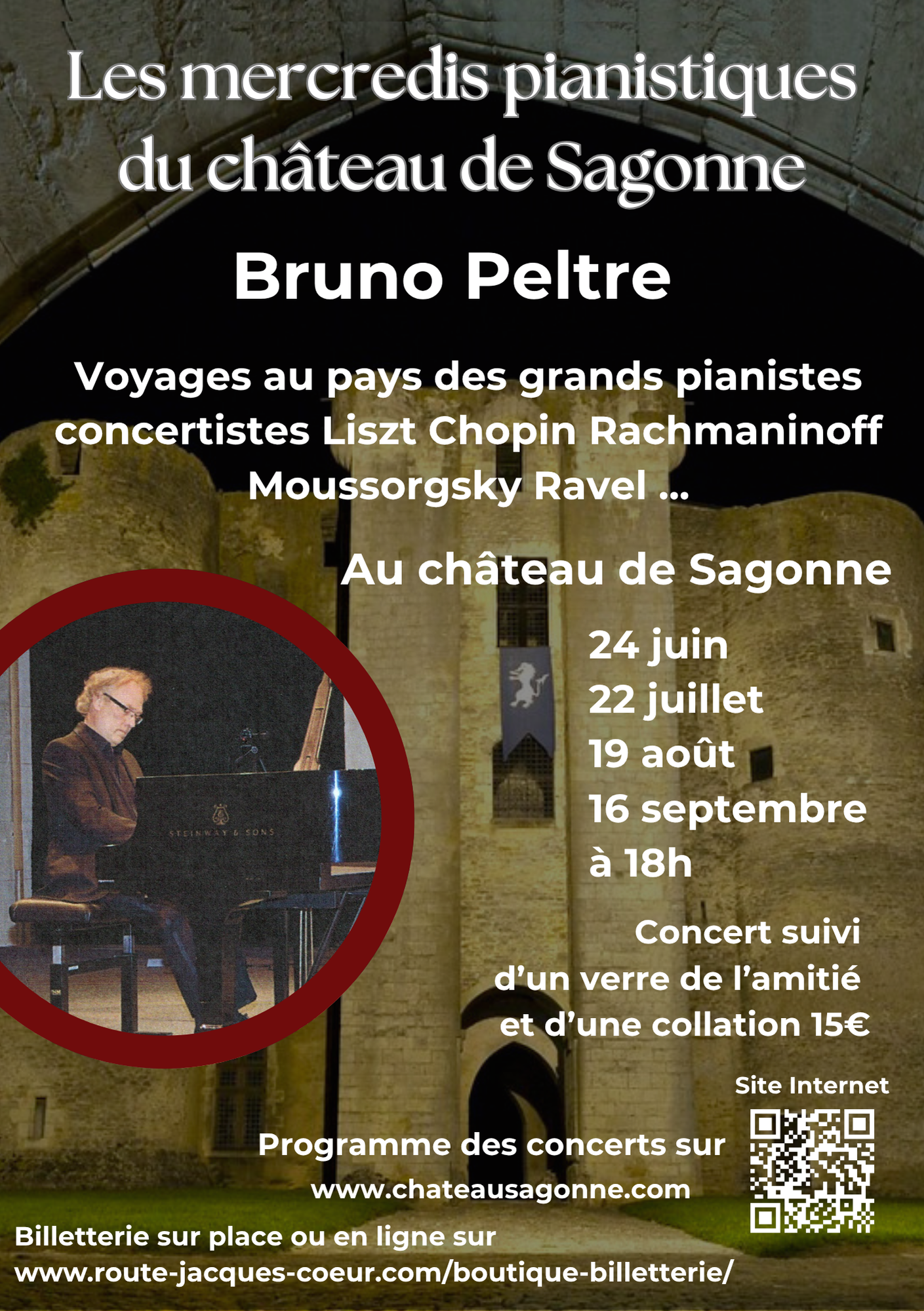 Mercredis pianistiques du château de Sagonne