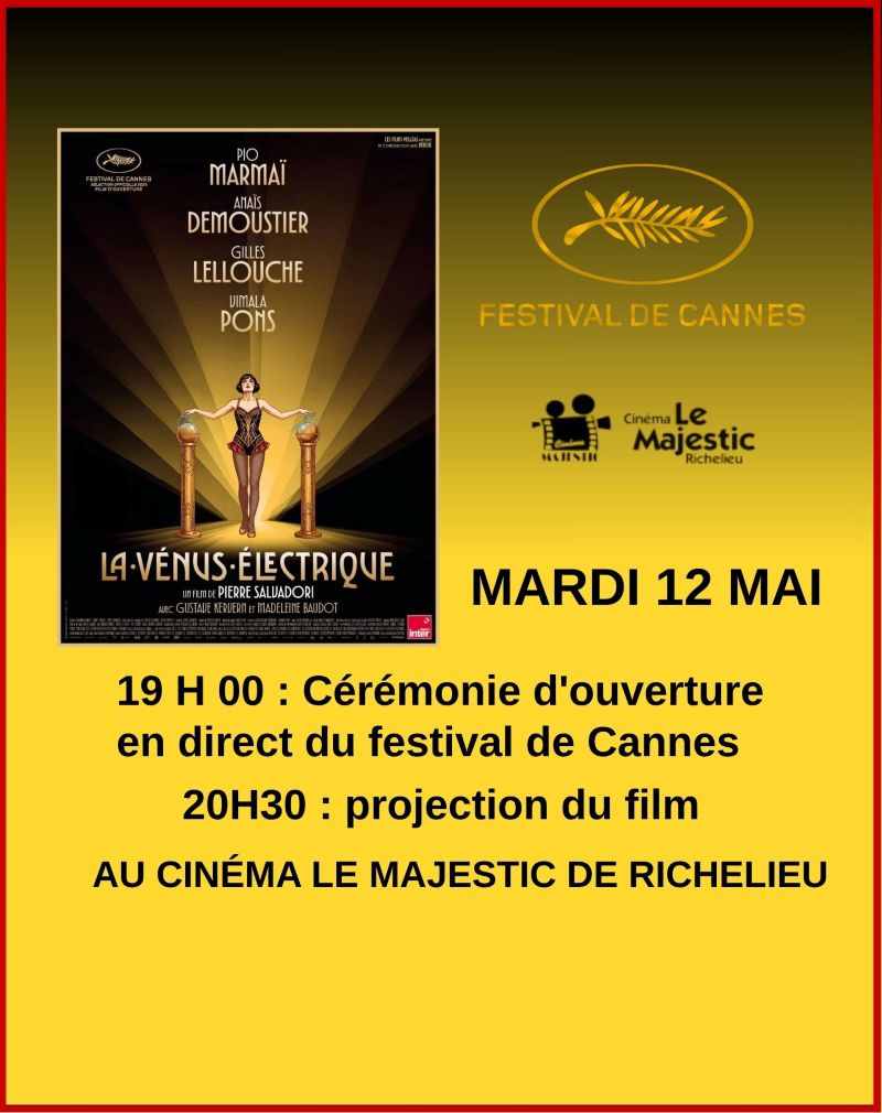Cérémonie d'ouverture du Festival de Cannes