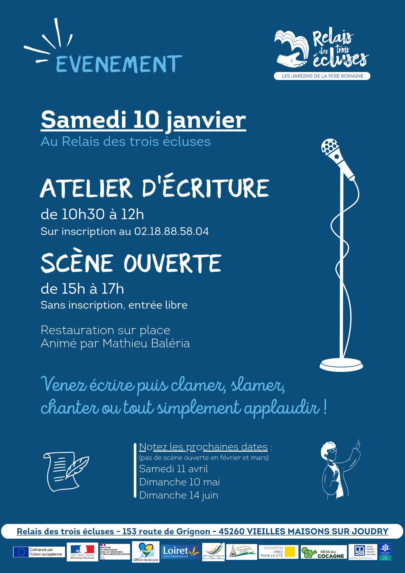 Atelier écriture et scène ouverte - photo 2