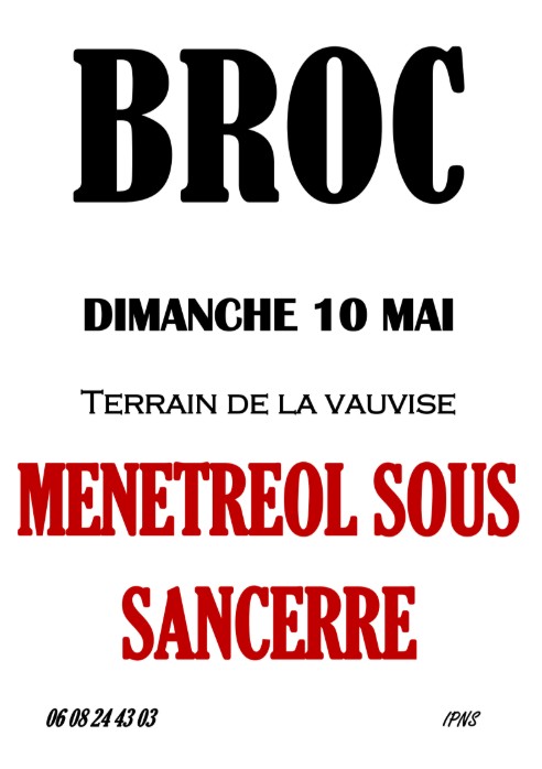 Brocante: annulée ! — visuel événement
