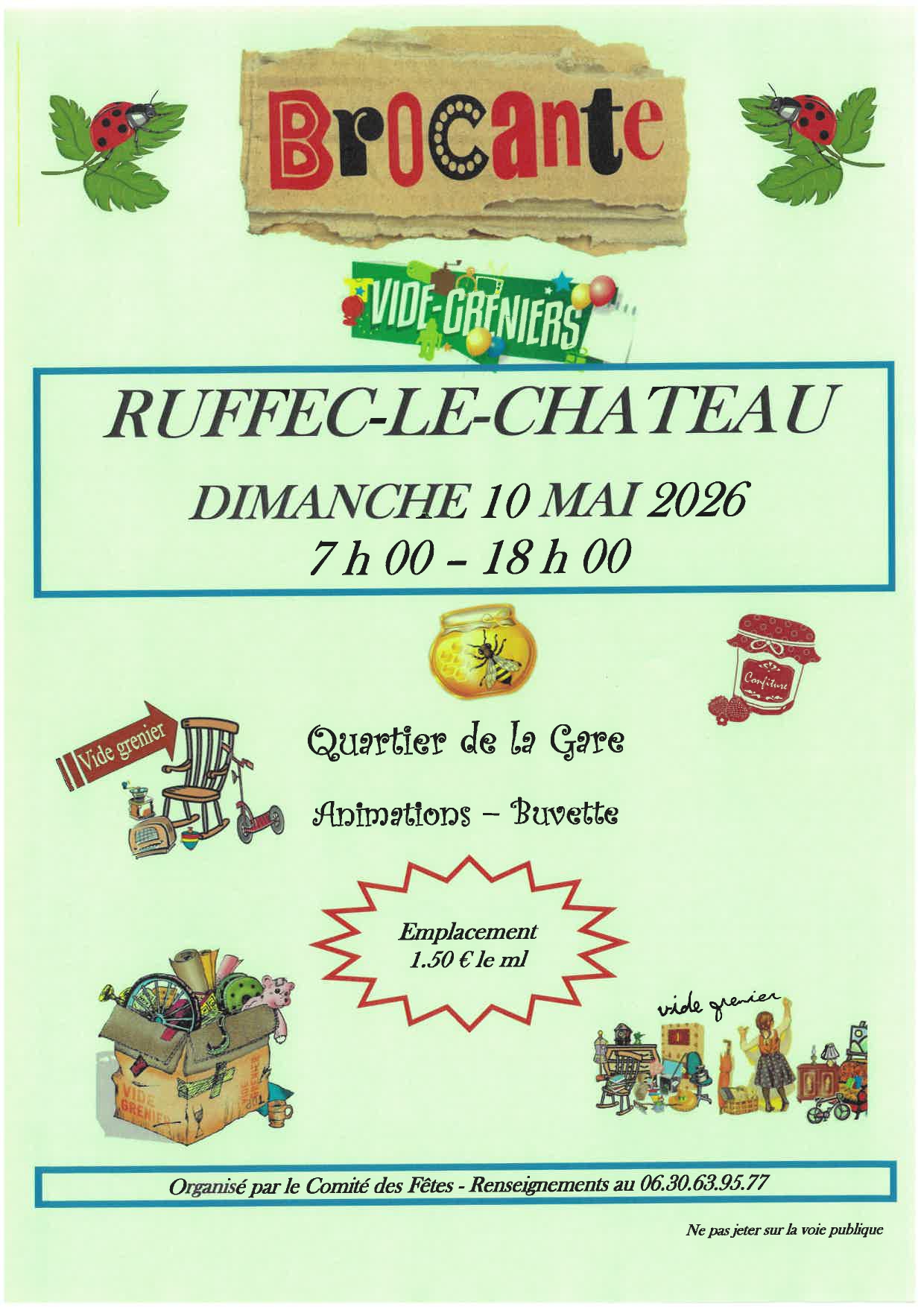 Brocante de printemps, Ruffec - photo 2