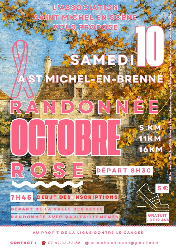 Randonnée pédestre Octobre Rose