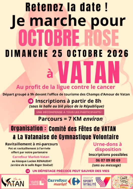 Je marche pour Octobre Rose