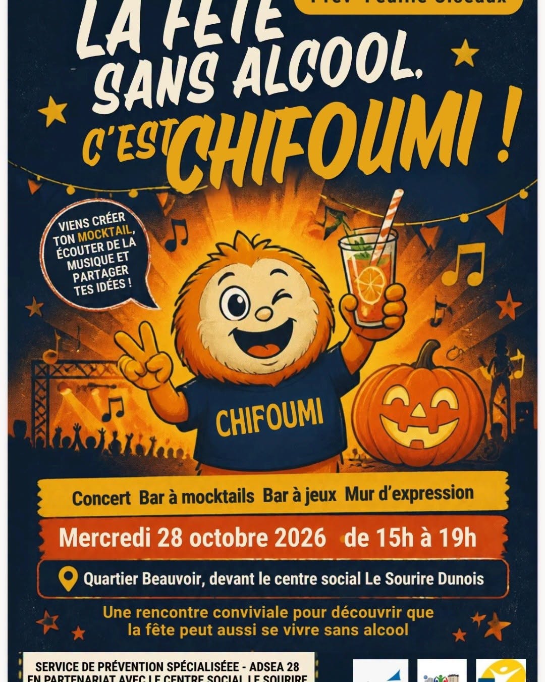 La fête dans alcool c'est chifoumi !